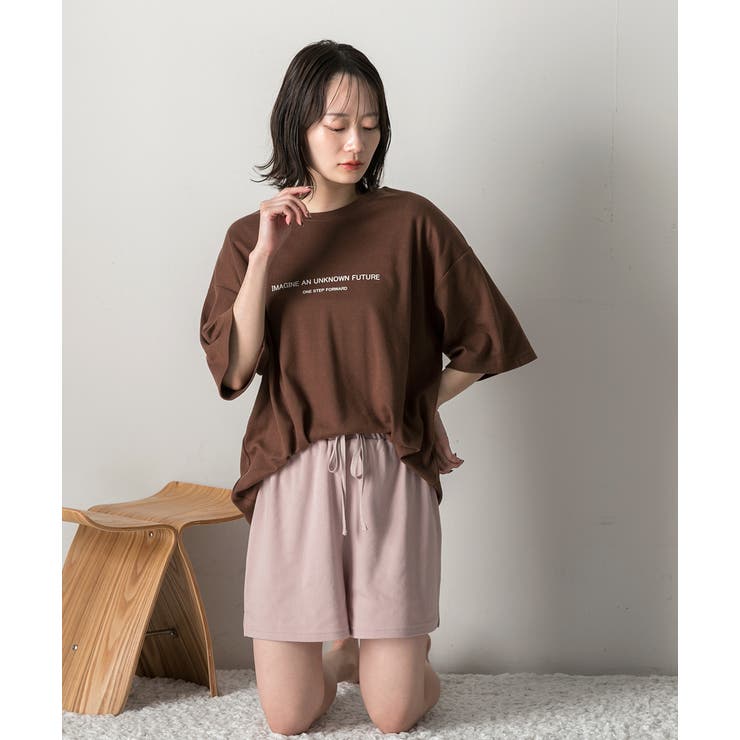 ロゴ入りルームウエア セットアップ 柄 | ad thie | 詳細画像7 