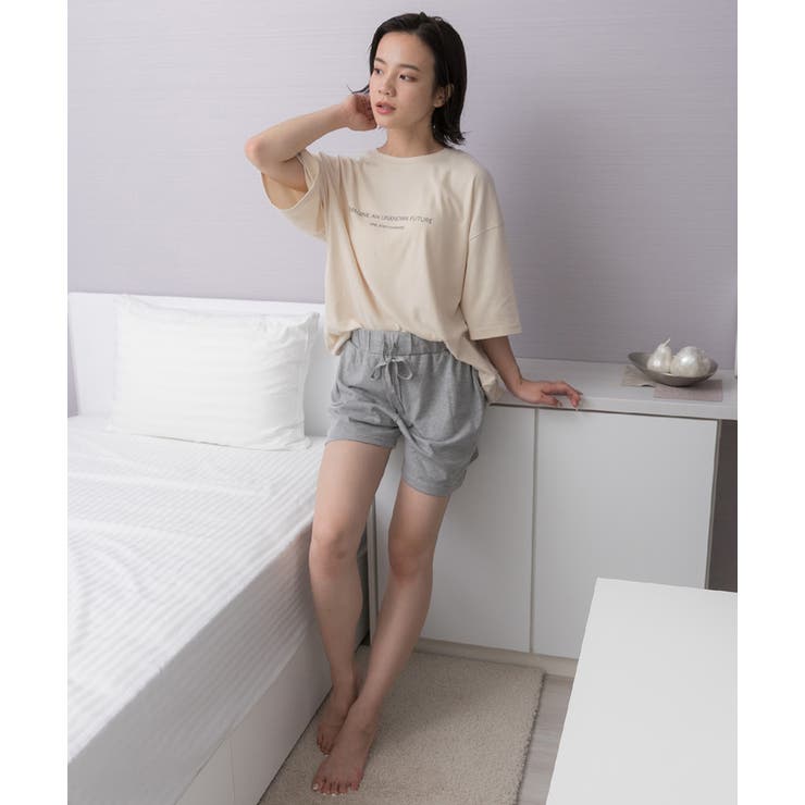 ロゴ入りルームウエア セットアップ 柄 | ad thie | 詳細画像9 