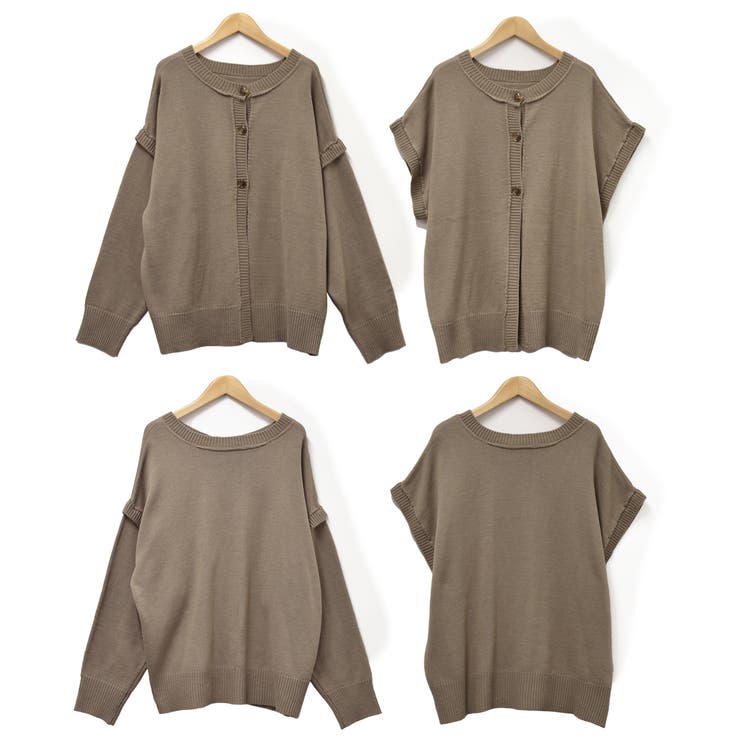 マルチWAYゆったりニット ニット マルチ | ad thie | 詳細画像46 