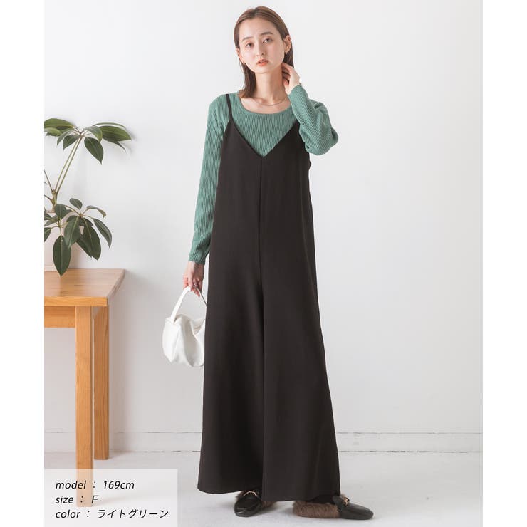 スクエアネック リブニットトップス | ad thie | 詳細画像25 