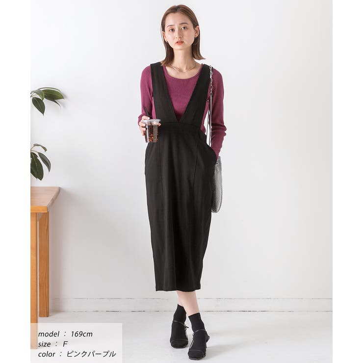 スクエアネック リブニットトップス | ad thie | 詳細画像28 