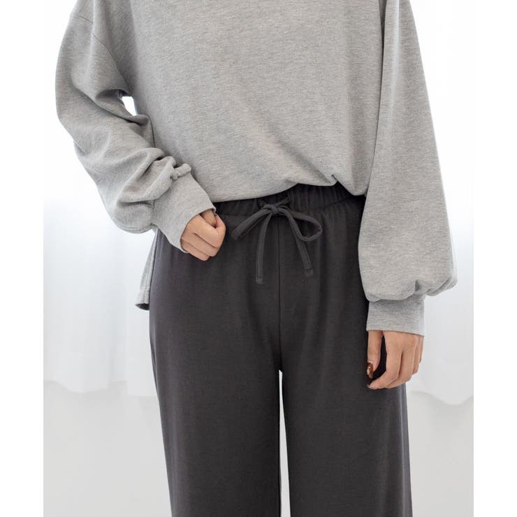 ロゴ入り長袖ルームウェア 柄 セットアップ | ad thie | 詳細画像30 