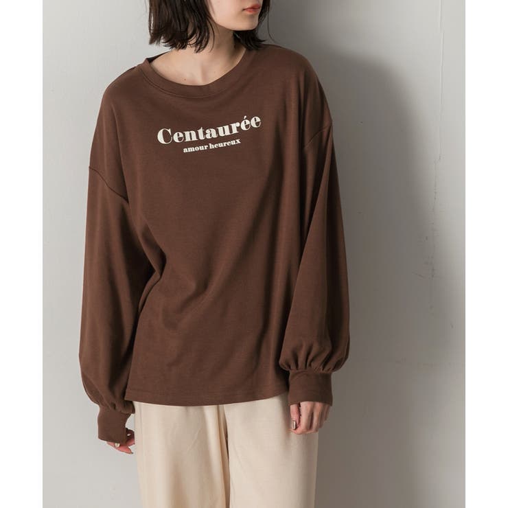 ロゴ入り長袖ルームウェア 柄 セットアップ | ad thie | 詳細画像5 