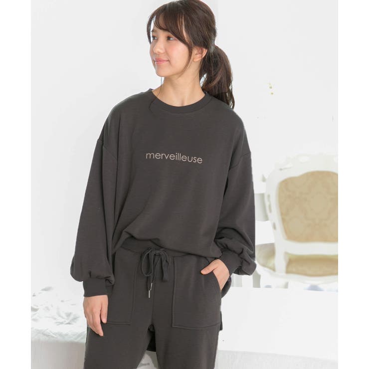 裏シャギーロゴ入りセットアップ セットアップ 裏ジャギー | ad thie | 詳細画像17 