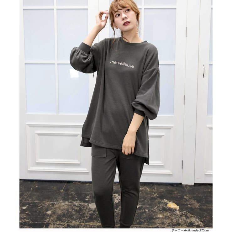 裏シャギーロゴ入りセットアップ セットアップ 裏ジャギー | ad thie | 詳細画像18 