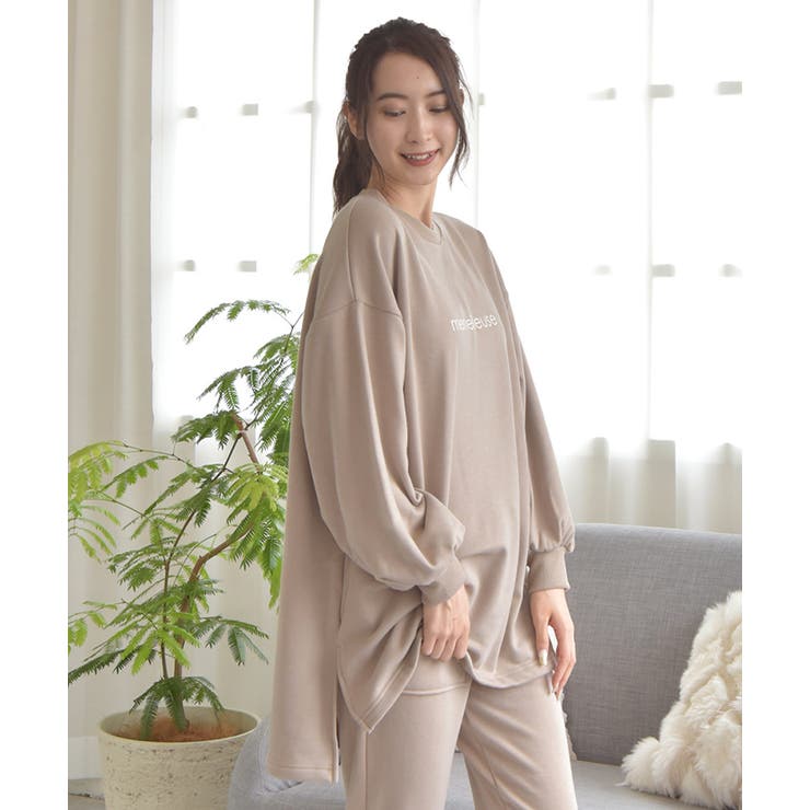 裏シャギーロゴ入りセットアップ セットアップ 裏ジャギー | ad thie | 詳細画像3 