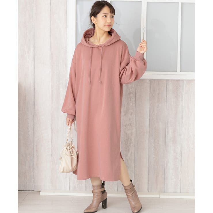 裏シャギーワンピース スウェットワンピース 裏シャギー 品番 Adew Ad Thie アドティエ のレディースファッション通販 Shoplist ショップリスト