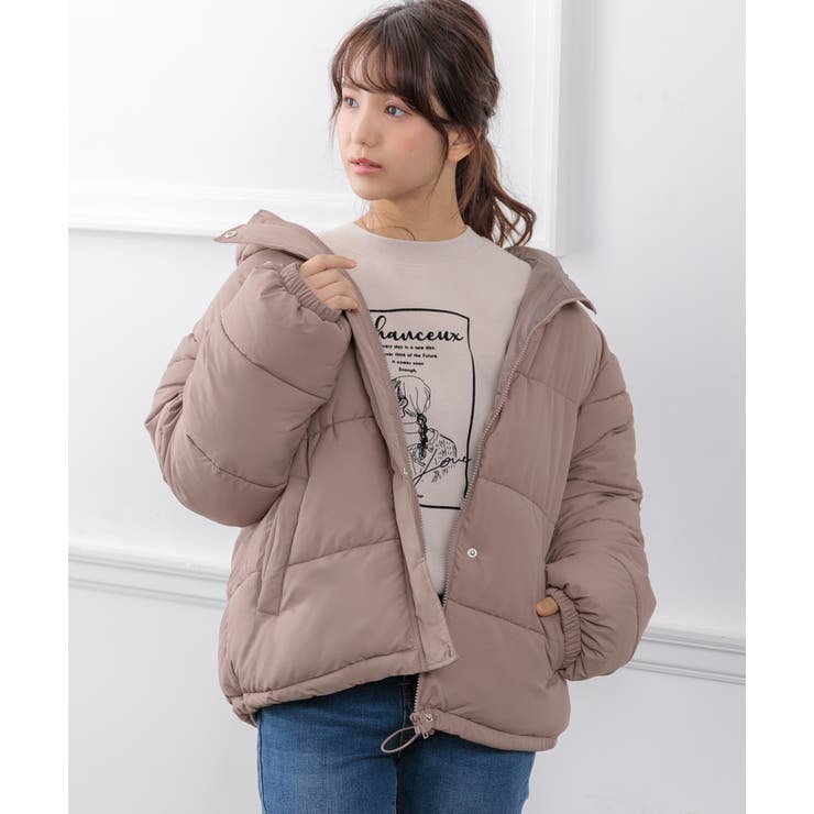 フード付きエコダウンブルゾン 春 夏 品番 Adew Ad Thie アドティエ のレディース ファッション通販 Shoplist ショップリスト