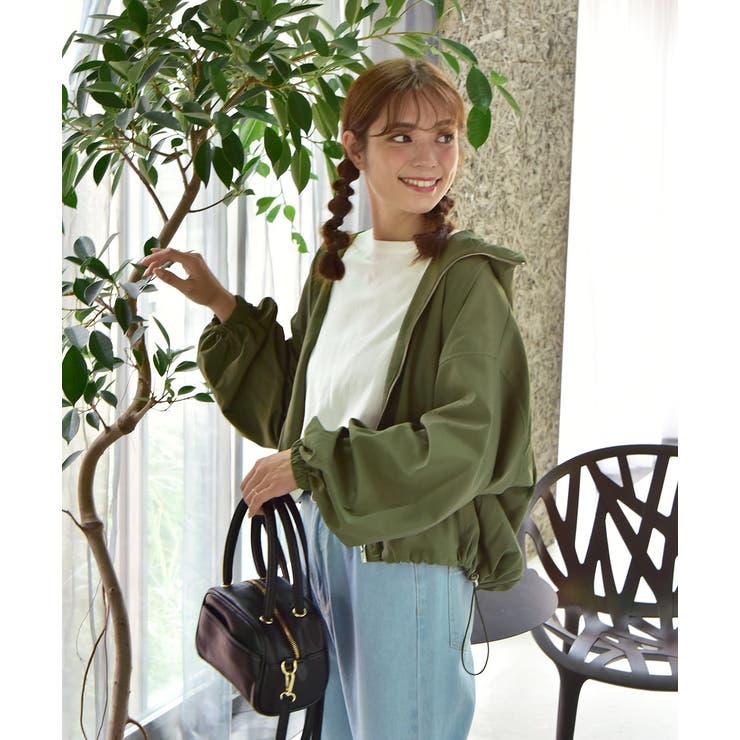 シンプルマウンテンパーカー 羽織り マウンテンパーカー | ad thie | 詳細画像4 