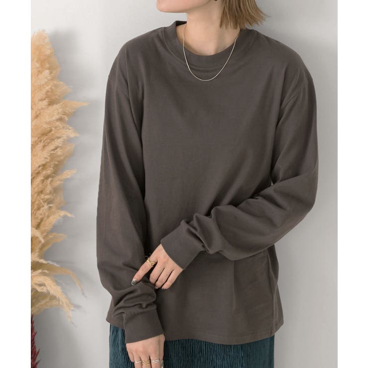 【新色追加！】シンプル長袖Tシャツ カットソー トップス | ad thie | 詳細画像58 