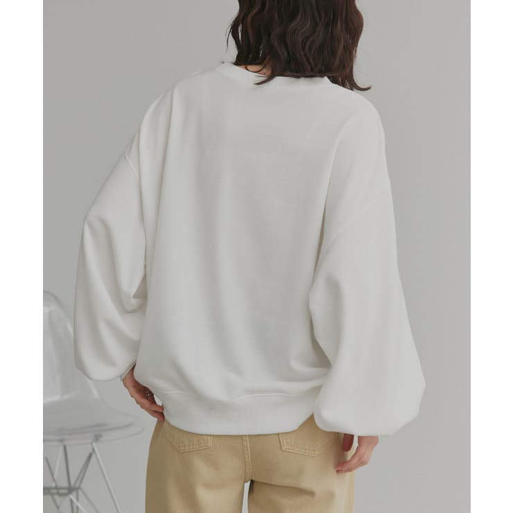 裏毛プルオーバー 裏毛 クルー | ad thie | 詳細画像6 