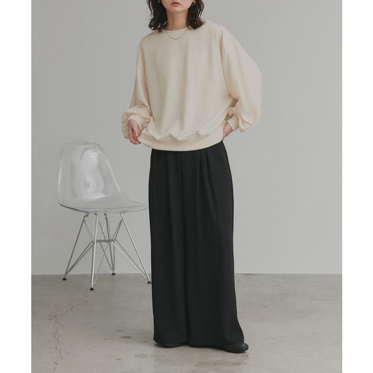 裏毛プルオーバー 裏毛 クルー | ad thie | 詳細画像8 