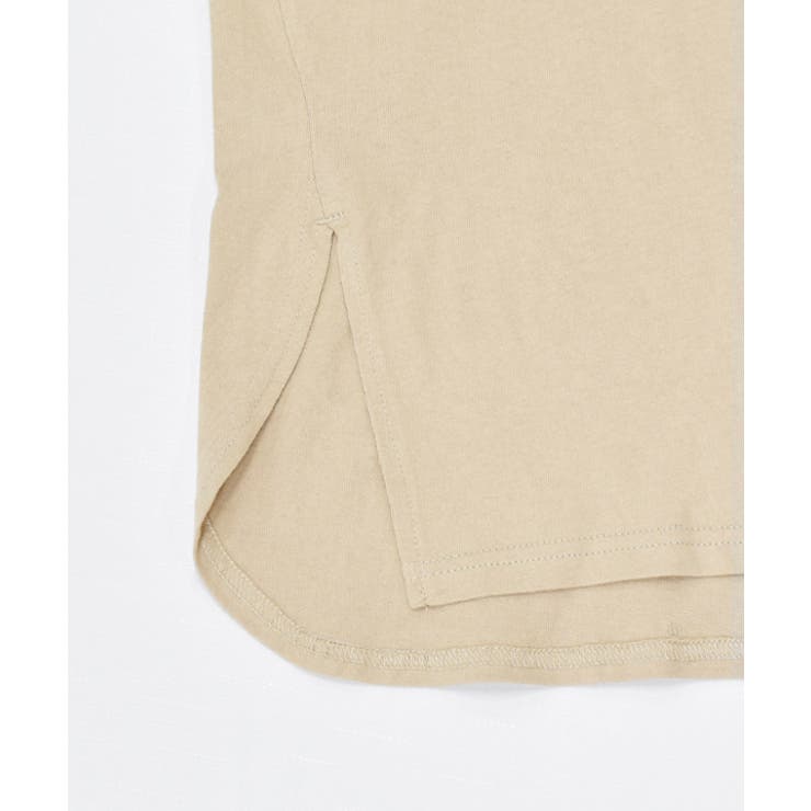 後裾ラウンドロングTシャツ 後ラウンド ラウンド | ad thie | 詳細画像23 