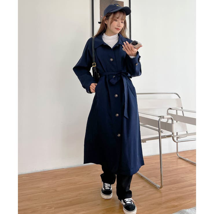 ジャケット アウター 人気 ネイビー ステンカラーコート トレンチコート Mei Ire Muryou ジャケット アウター 人気 ネイビー ステンカラーコート トレンチコート Mei Ire Muryou