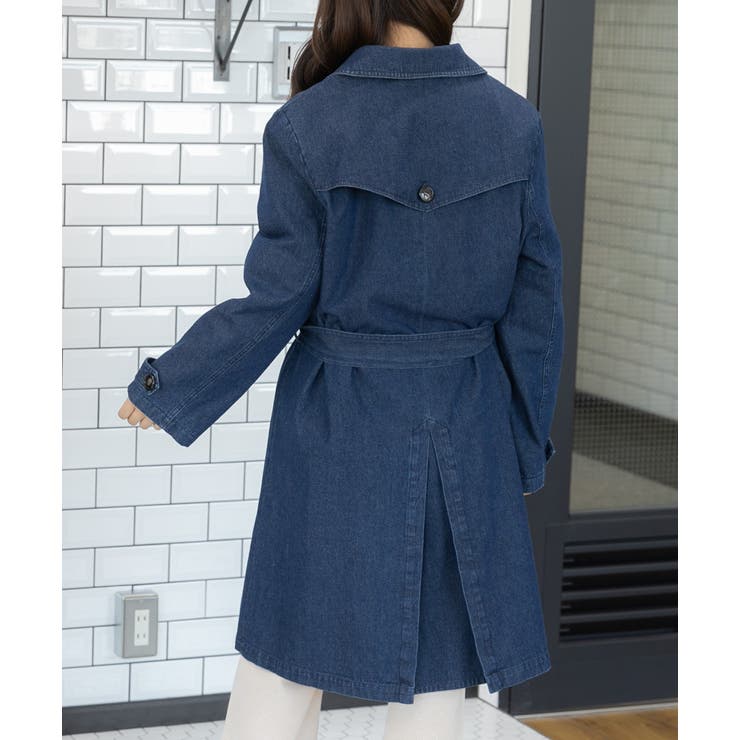 デニムトレンチコート 春 春服[品番：ADEW0000533]｜ad thie