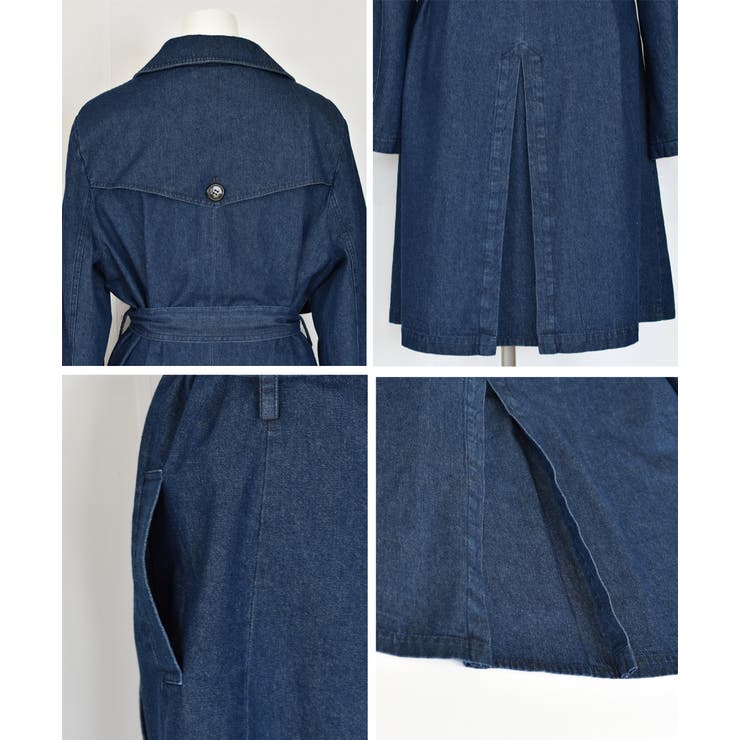 デニムトレンチコート 春 春服[品番：ADEW0000533]｜ad thie