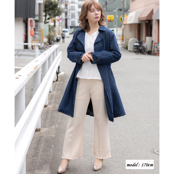デニムトレンチコート 春 春服[品番：ADEW0000533]｜ad thie