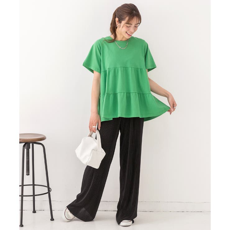ティアードチュニックTシャツ ティアードチュニック フリル | ad thie | 詳細画像39 