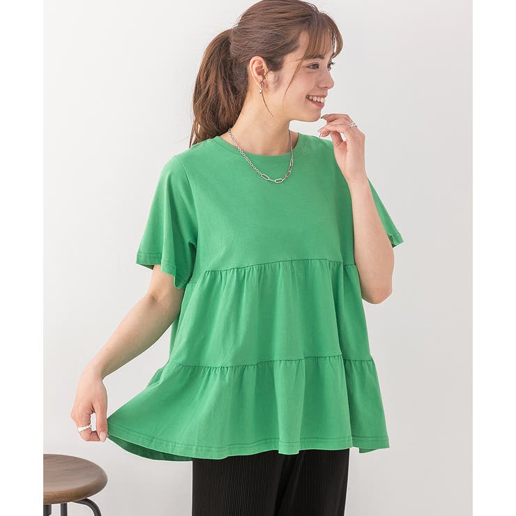 ティアードチュニックTシャツ ティアードチュニック フリル | ad thie | 詳細画像40 