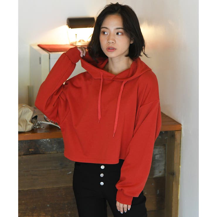 acne studios ショート丈パーカー　裏起毛 楽天市場】パーカー スウェット レディース ショート丈