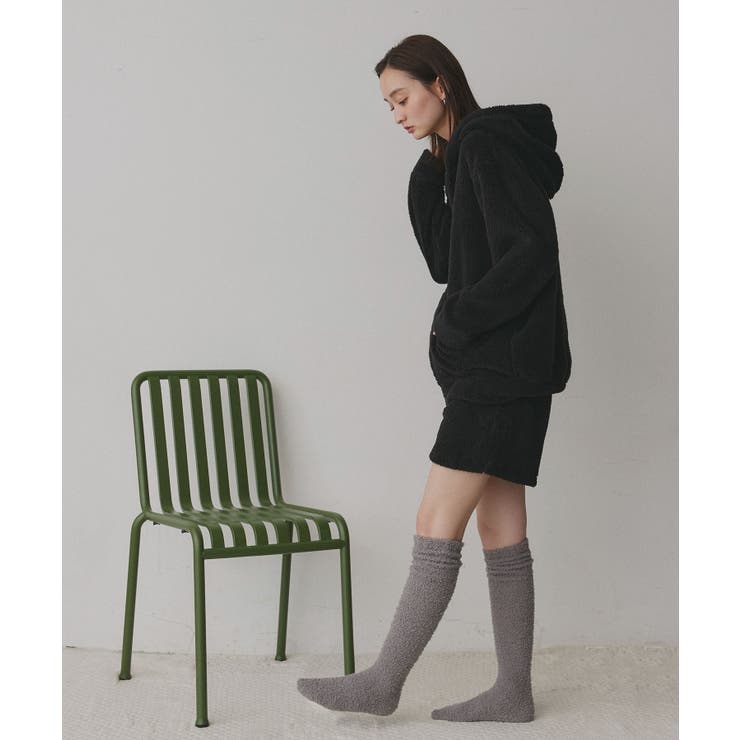 ボアパーカー ショートパンツ ルームウェア | ad thie | 詳細画像12 