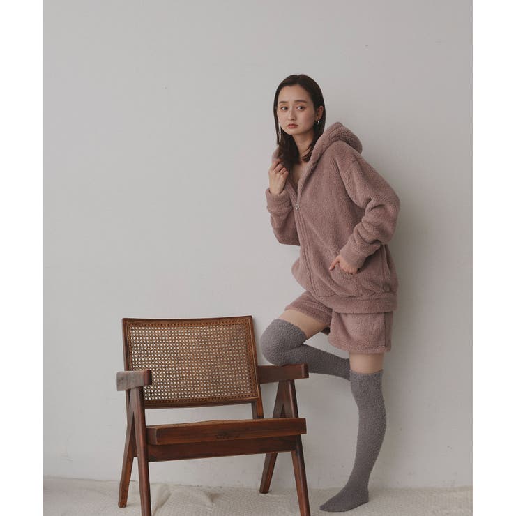 ボアパーカー ショートパンツ ルームウェア | ad thie | 詳細画像42 