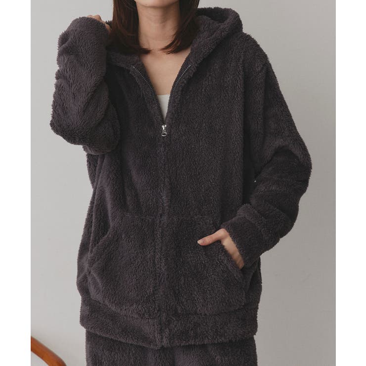 【新色追加！】ボアパーカー ロングパンツ ルームウェア | ad thie | 詳細画像22 