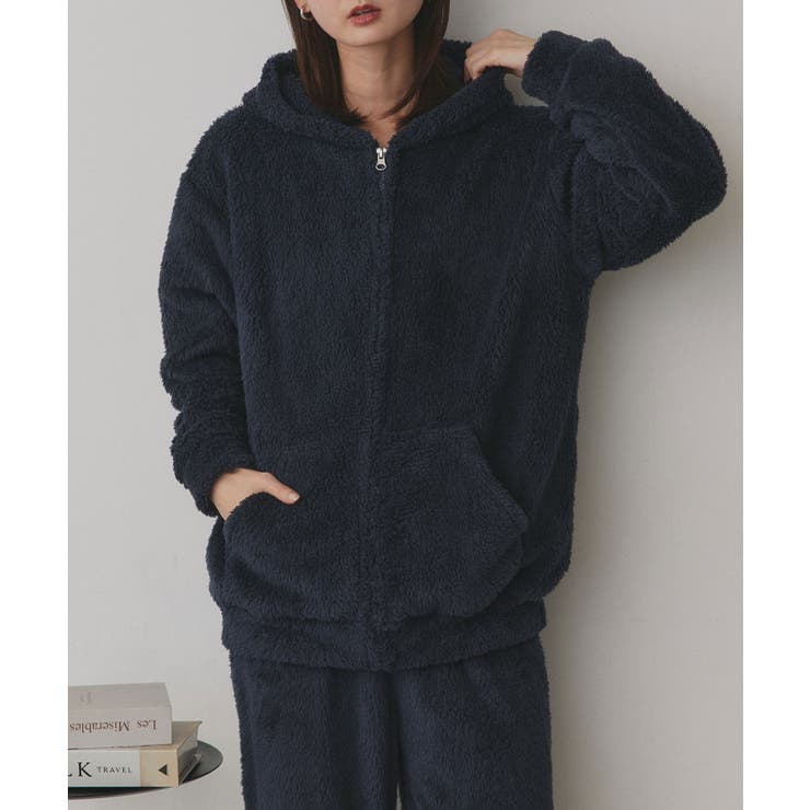 【新色追加！】ボアパーカー ロングパンツ ルームウェア | ad thie | 詳細画像31 