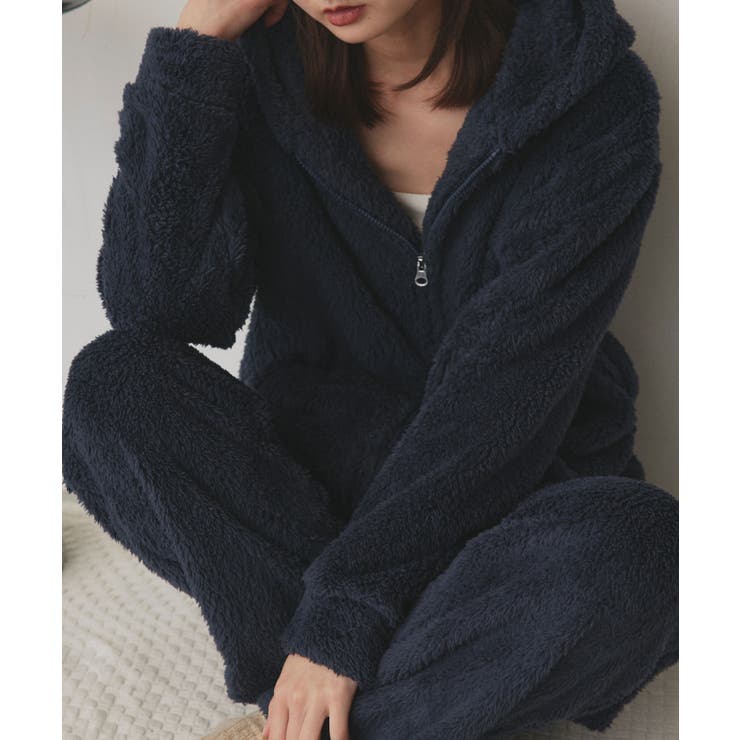 【新色追加！】ボアパーカー ロングパンツ ルームウェア | ad thie | 詳細画像34 