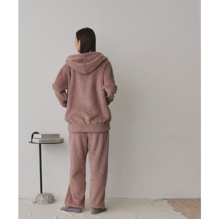 【新色追加！】ボアパーカー ロングパンツ ルームウェア | ad thie | 詳細画像36 