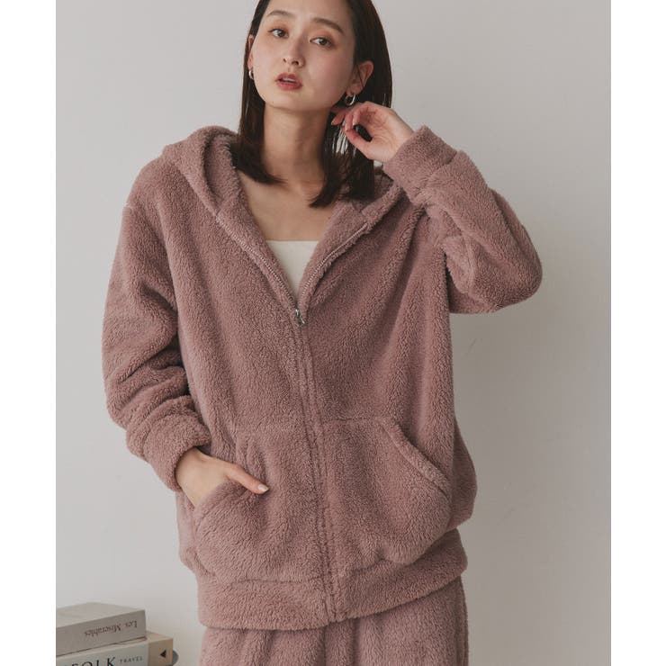 【新色追加！】ボアパーカー ロングパンツ ルームウェア | ad thie | 詳細画像37 