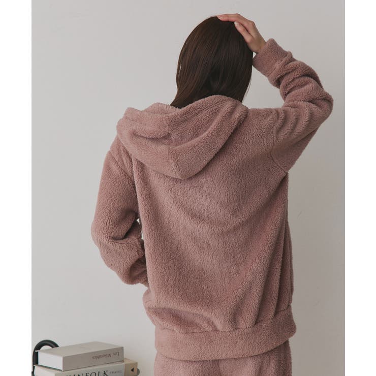 【新色追加！】ボアパーカー ロングパンツ ルームウェア | ad thie | 詳細画像39 