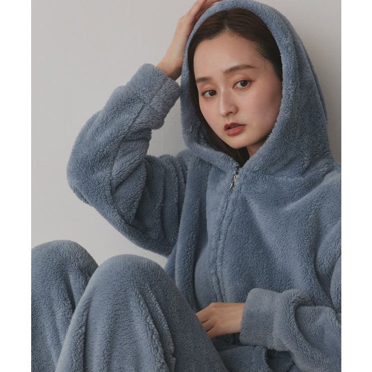 【新色追加！】ボアパーカー ロングパンツ ルームウェア | ad thie | 詳細画像50 