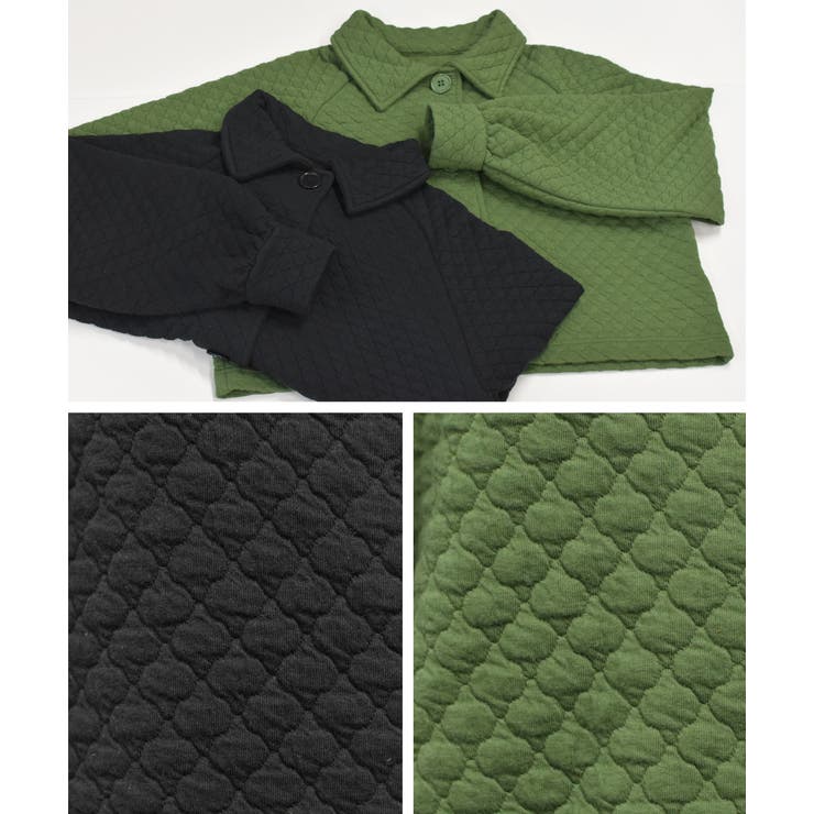 キルティングジャケット 中綿 袖ボリューム | ad thie | 詳細画像17 
