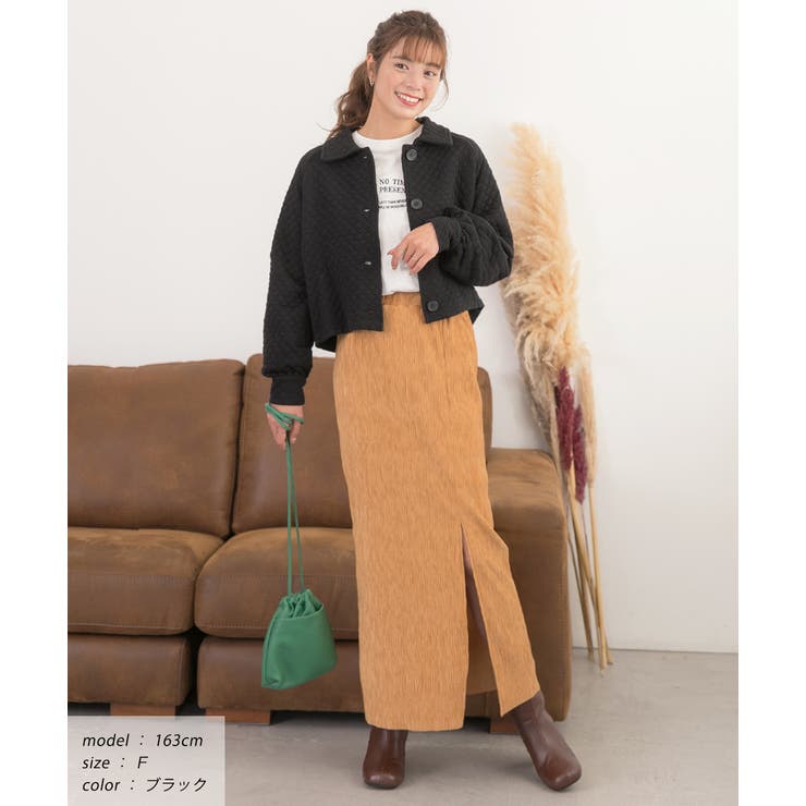 キルティングジャケット 中綿 袖ボリューム | ad thie | 詳細画像2 