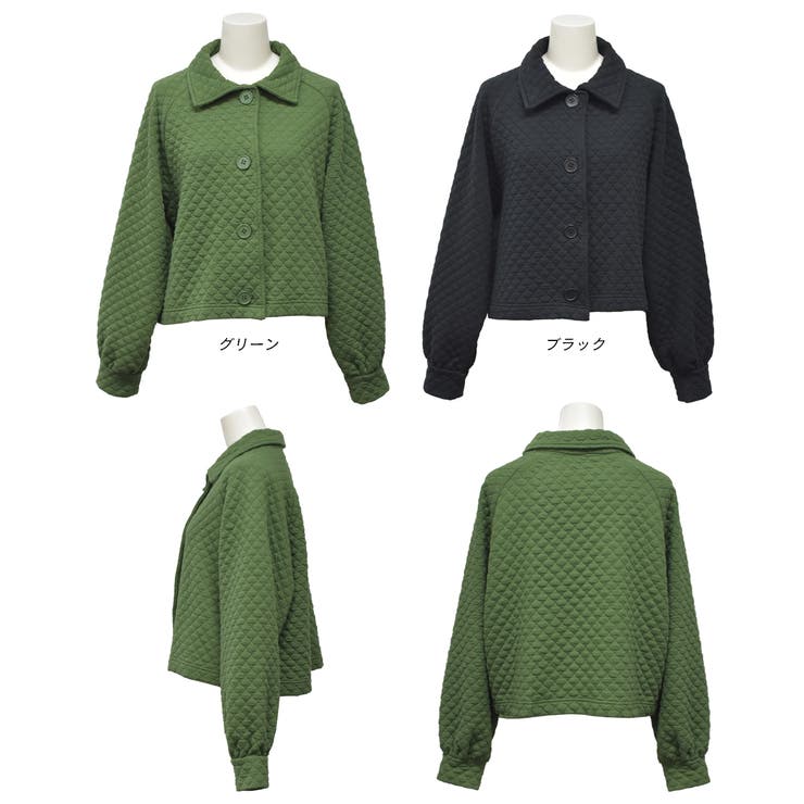 キルティングジャケット 中綿 袖ボリューム | ad thie | 詳細画像20 