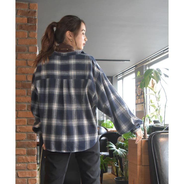 ポケット付きバンドカラーシャツ | ad thie | 詳細画像19 