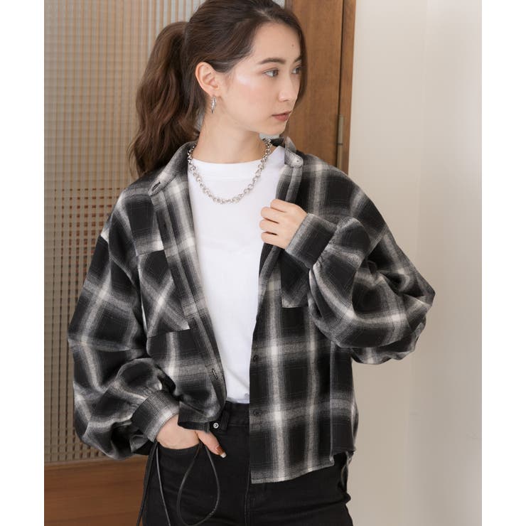 ポケット付きバンドカラーシャツ | ad thie | 詳細画像24 