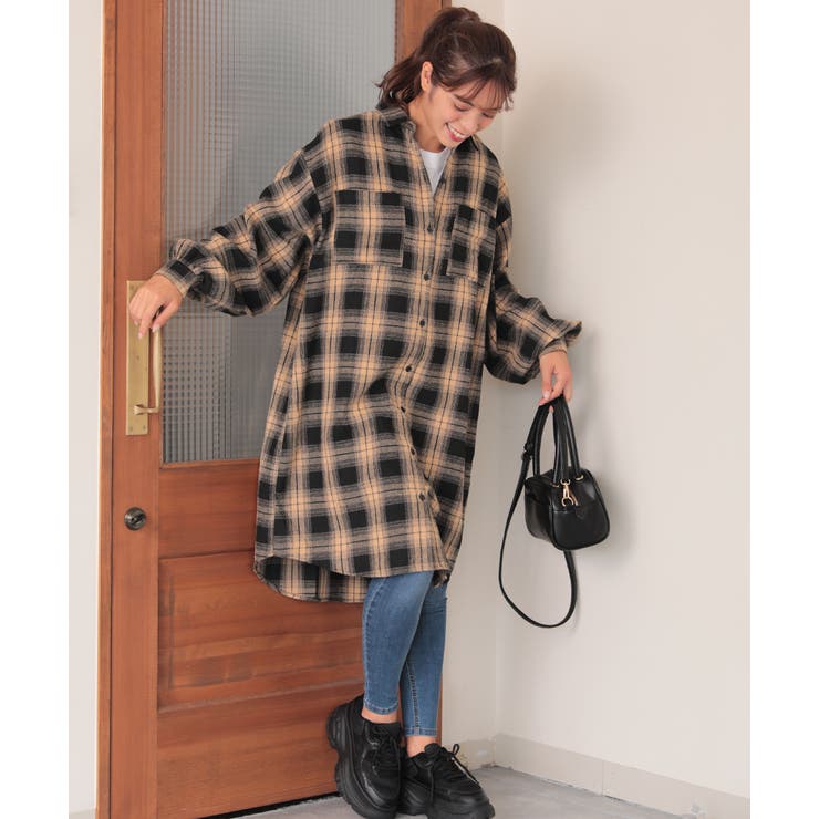 ポケット付き袖ボリュームワンピース 冬 春 品番 Adew Ad Thie アドティエ のレディースファッション通販 Shoplist ショップリスト