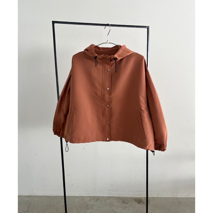 バルーンスリーブ ショート丈マウンテンパーカー | ad thie | 詳細画像65 