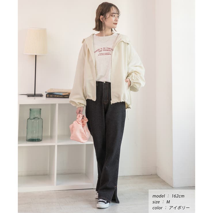 ショート丈 ドローコード マウンテンパーカー | ad thie | 詳細画像15 