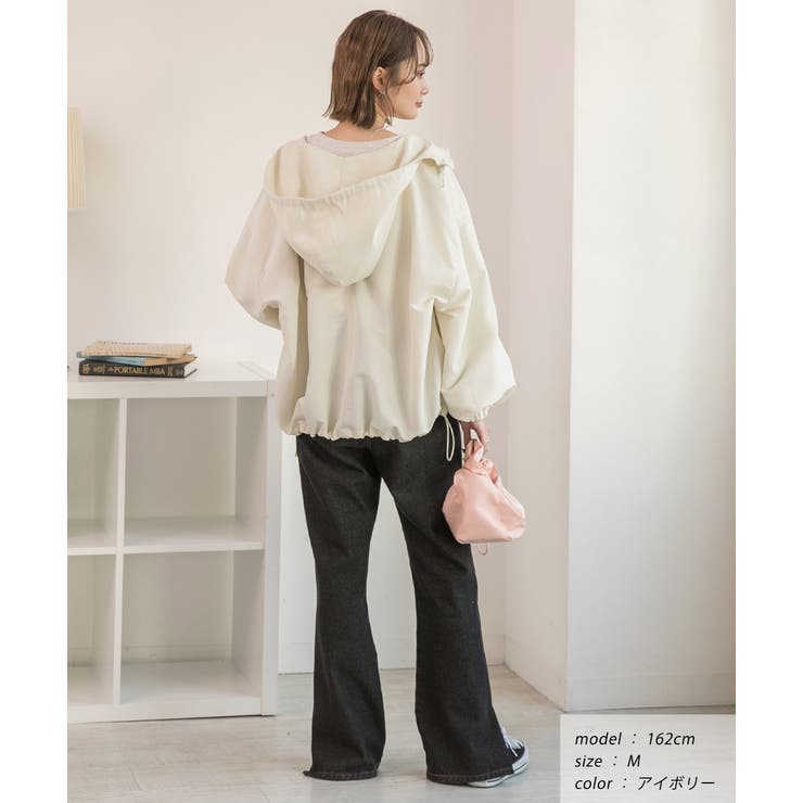 ショート丈 ドローコード マウンテンパーカー | ad thie | 詳細画像16 