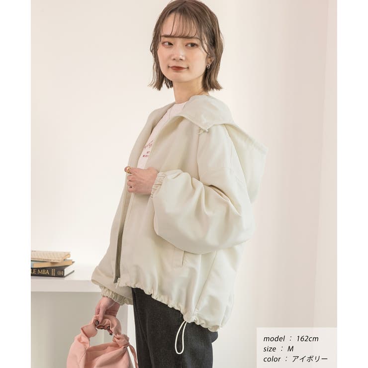 ショート丈 ドローコード マウンテンパーカー | ad thie | 詳細画像17 