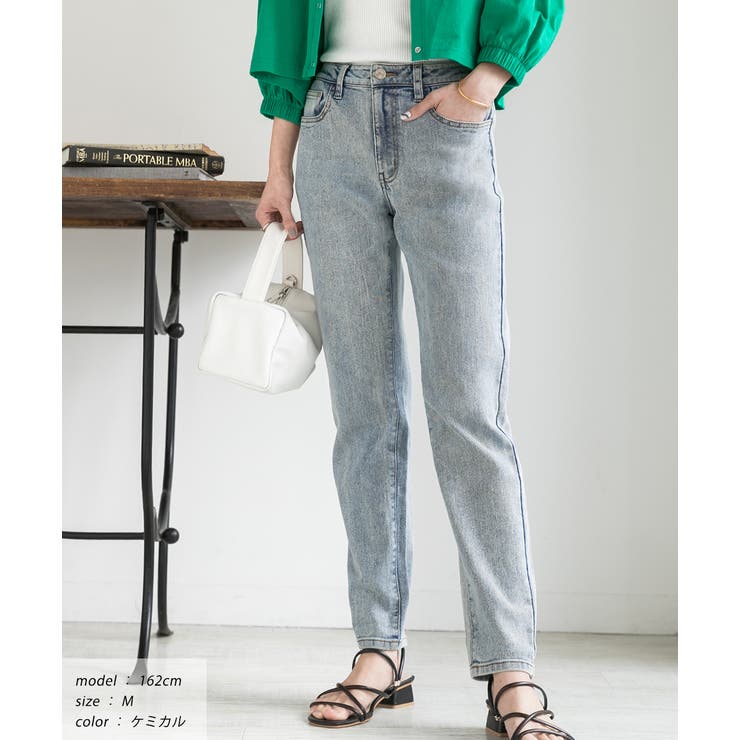 ストレッチストレートデニム[品番：ADEW0003932]｜ad thie