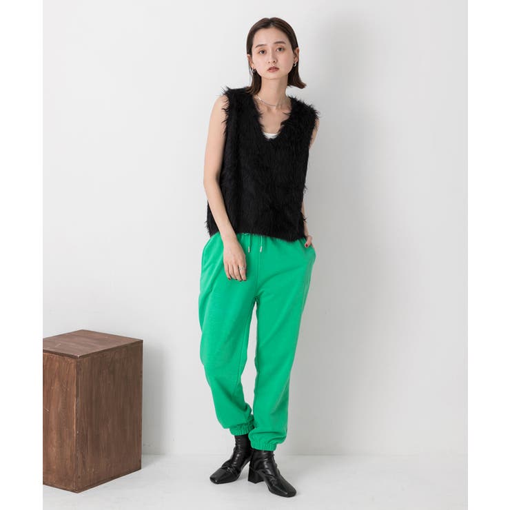 ジョガーパンツ スウェット カラー ML ゴム | ad thie | 詳細画像47 