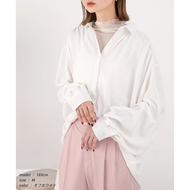 ボリュームスリーブ ビッグシャツ | ad thie | 詳細画像8 