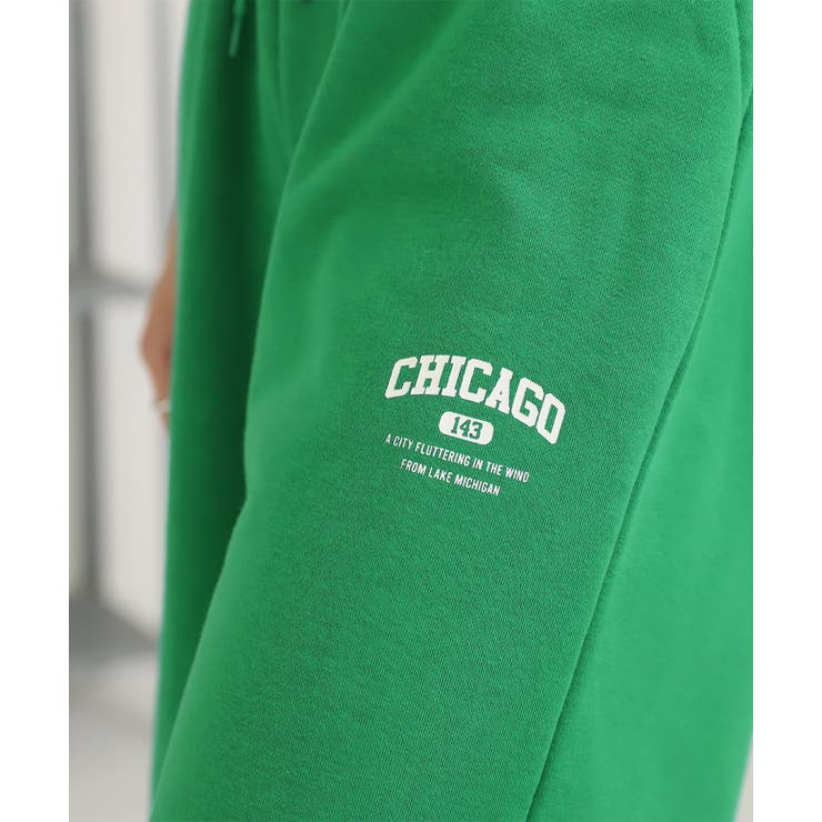 ワンポイントロゴ スエットハーフパンツ | ad thie | 詳細画像20 