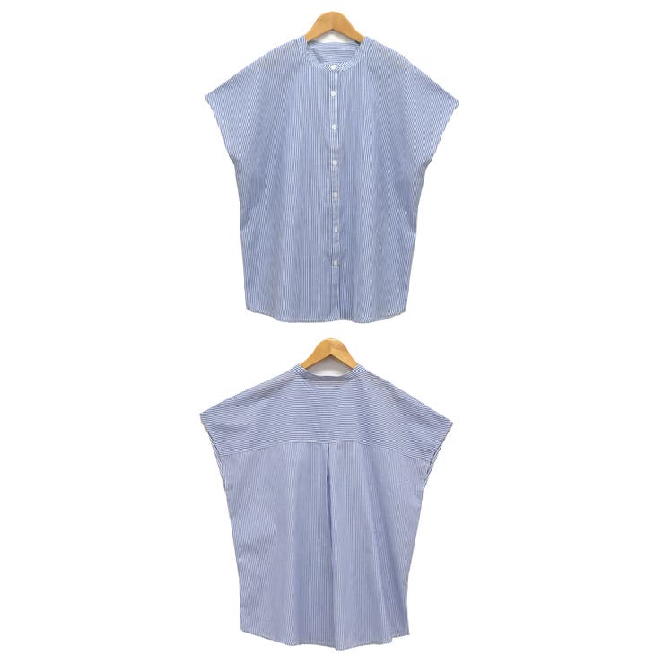 無地＆ストライプ バンドカラー | ad thie | 詳細画像20 