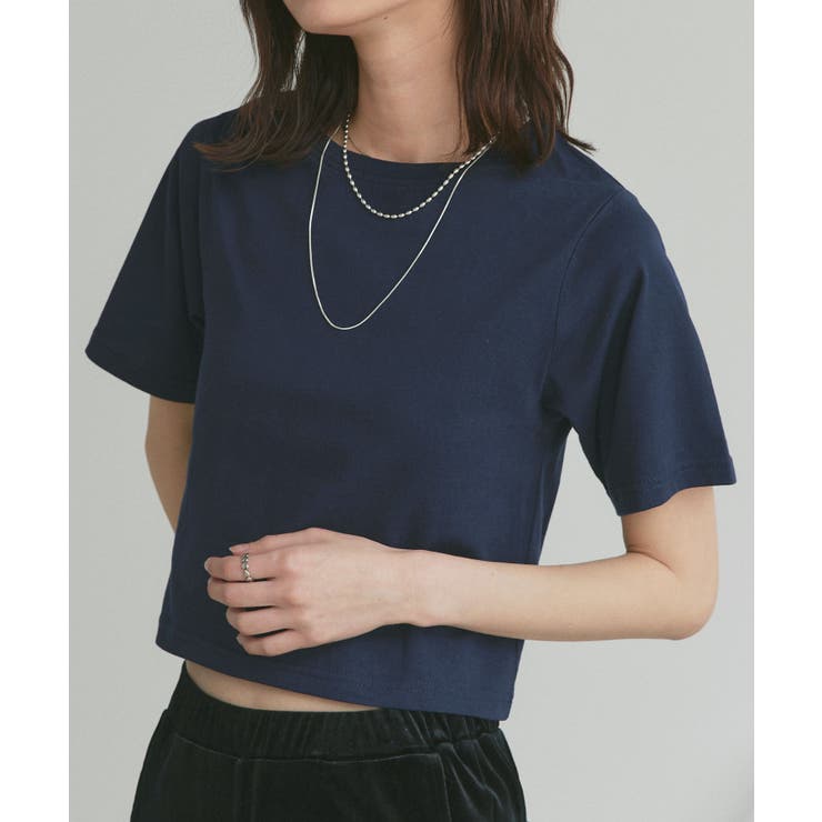Yuhan Wang Tシャツ　短丈 M FFEIN(フェイン)】グラフィックショート丈Tシャツ / Tシャツ 短丈