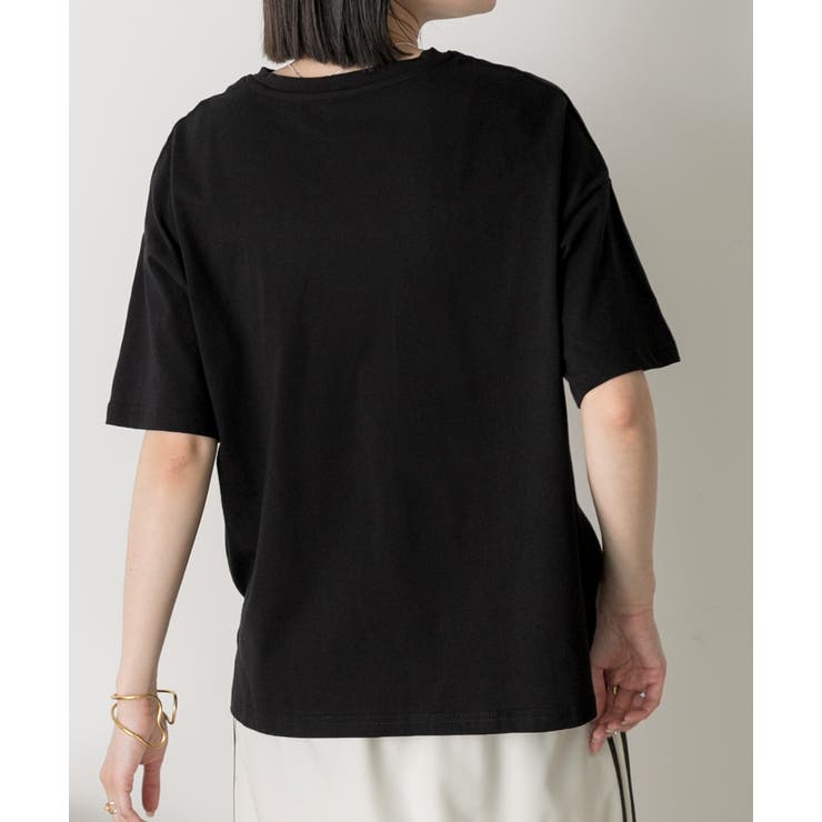 ハート刺繍 ワンポイントTシャツ | ad thie | 詳細画像21 